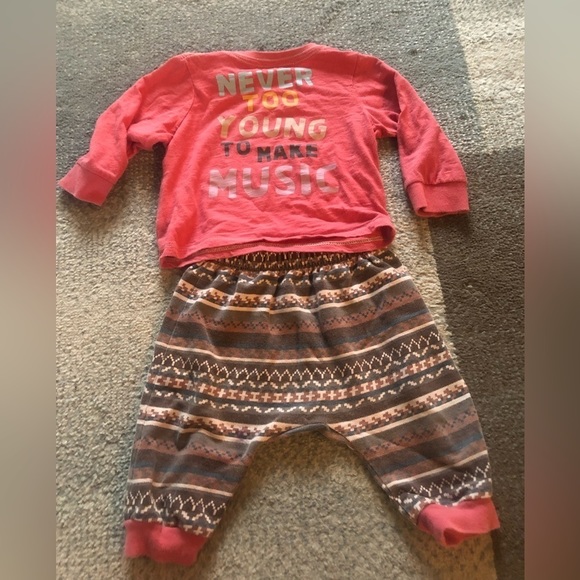 Nordstrom Peek Kids Stevie Never Too Young Pant Set - Picture 3 of 6